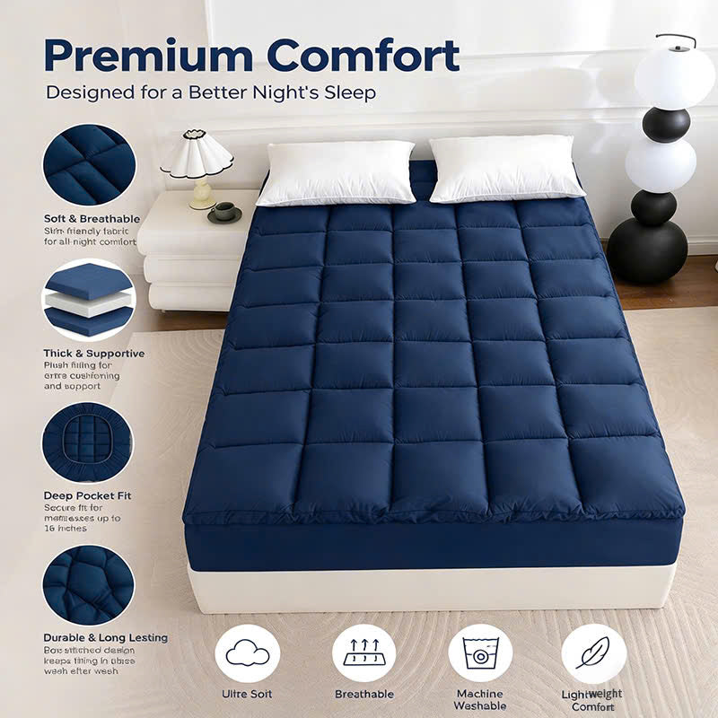 Napurel CloudSoft Quilted Mattress Topper