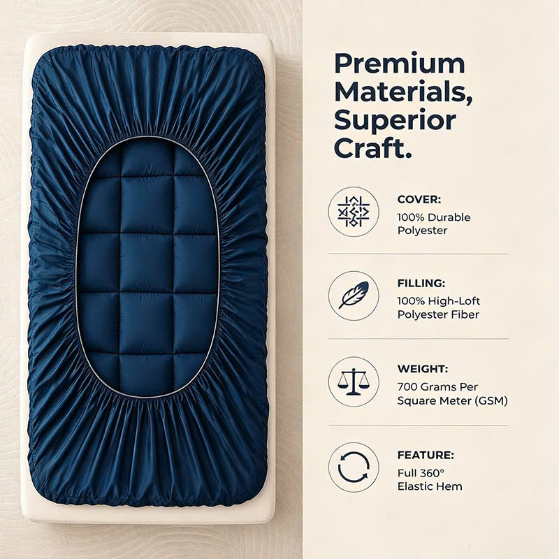 Napurel CloudSoft Quilted Mattress Topper