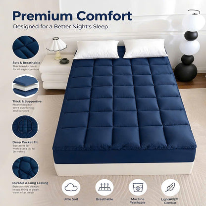 Napurel CloudSoft Quilted Mattress Topper
