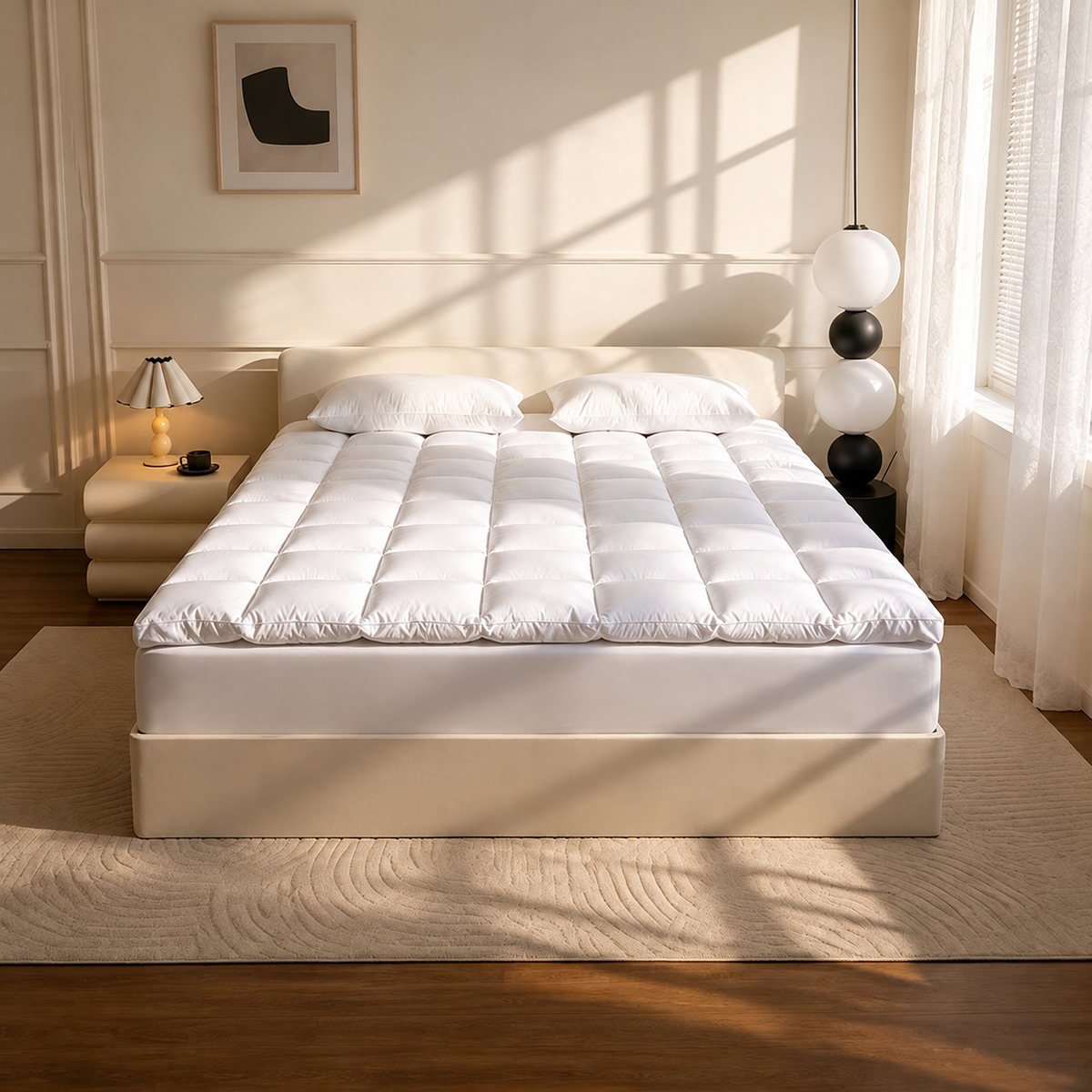 Napurel CloudSoft Quilted Mattress Topper